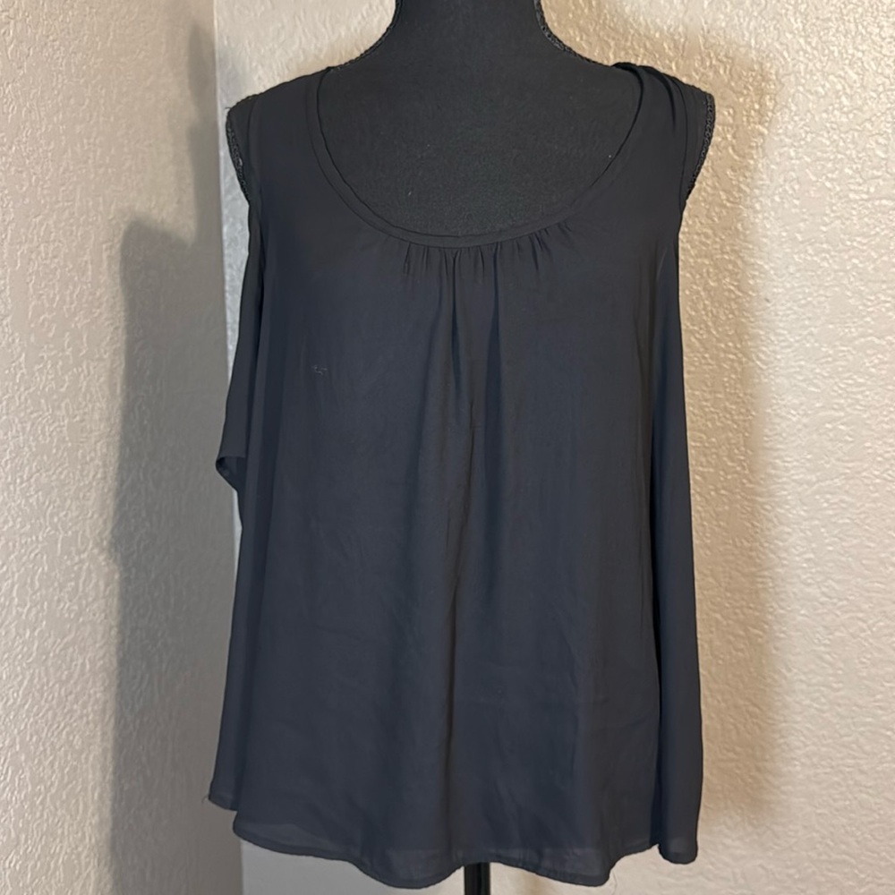 Lush Cold Shoulder Blouse